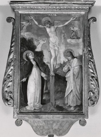 Hobbs, Sherley — Crucifixion with the Virgin & St. John. San Severino — insieme, fronte